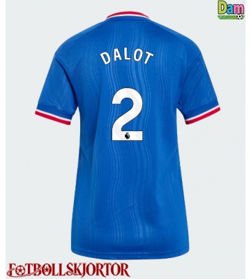 Manchester United Diogo Dalot #2 Bortatröja Dam 2026-27 Kortärmad